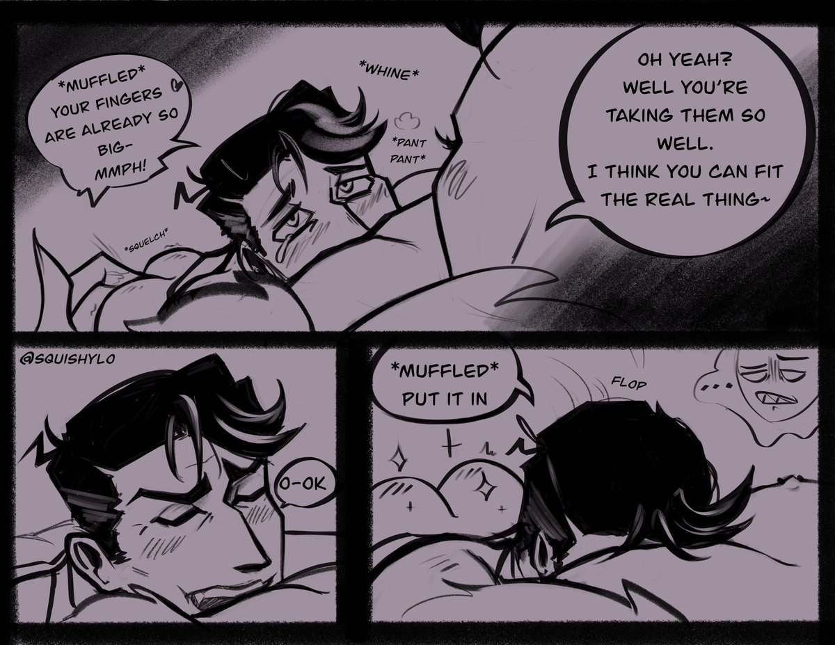 squishylo's tweet photo. Nsfw #staticmoth Human!Vox and Val
Pg 2/? https://t.co/kvskPC4gWe