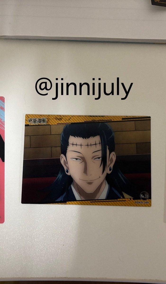 🍀 พวงกุญแจ มากิ พิเศษ 100ส่งฟรี  + แถมการ์ดแข็ง

⭐️ส่งต่อการ์ดแข็ง เกะโท อันละ 50 บาท 

📦ค่าส่ง 40 บาท
สนใจสอบถามได้เลยนะคะ

#ตลาดนัดจจส #ตลาดนัดjujutsukaisen #ตลาดนัดมหาเวทย์ผนึกมาร #ตลาดนัดอนิเมะ #ตลาดนัดอนิเมะรวมด้อม