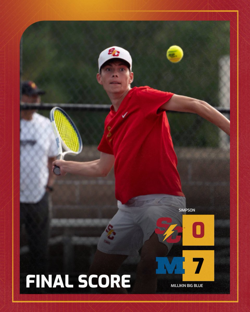 The spring season is underway as Hudson Christie picked up the match win against Cornell

We are back in action against Crown on Thursday, Feb. 19

📰 linktr.ee/simpsontennis

#rollriversMTN