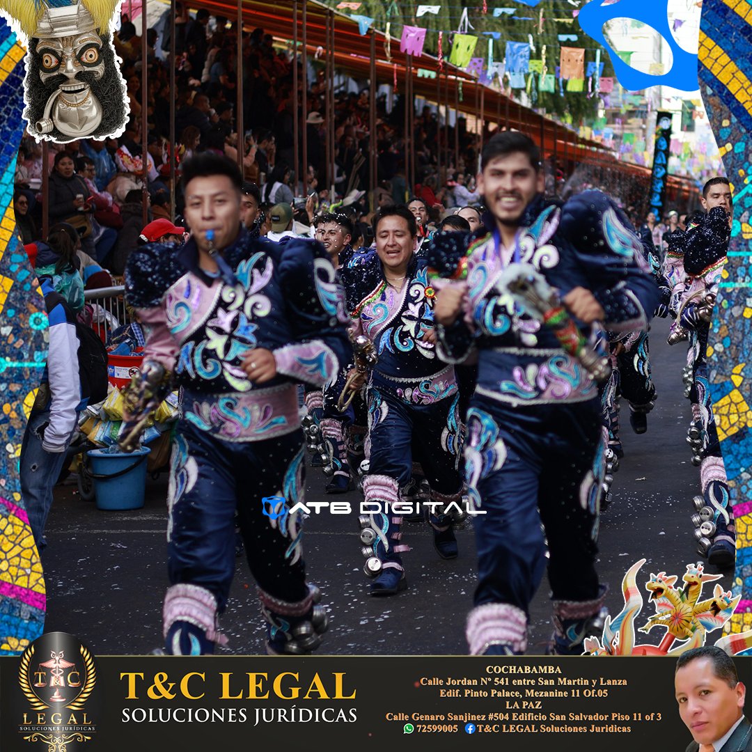 EnConexionbol's tweet photo. ATB lleva a tu hogar la fastuoso entrada del Carnaval de Oruro para que la disfrutes sin preocupaciones. Vive cada momento y ritmo desde donde prefieras.
Auspicia: T&C Legal
#ATBDigital #Carnaval #Oruro #CarnavalDeOruro #Caporal https://t.co/jWMzPiOQ46