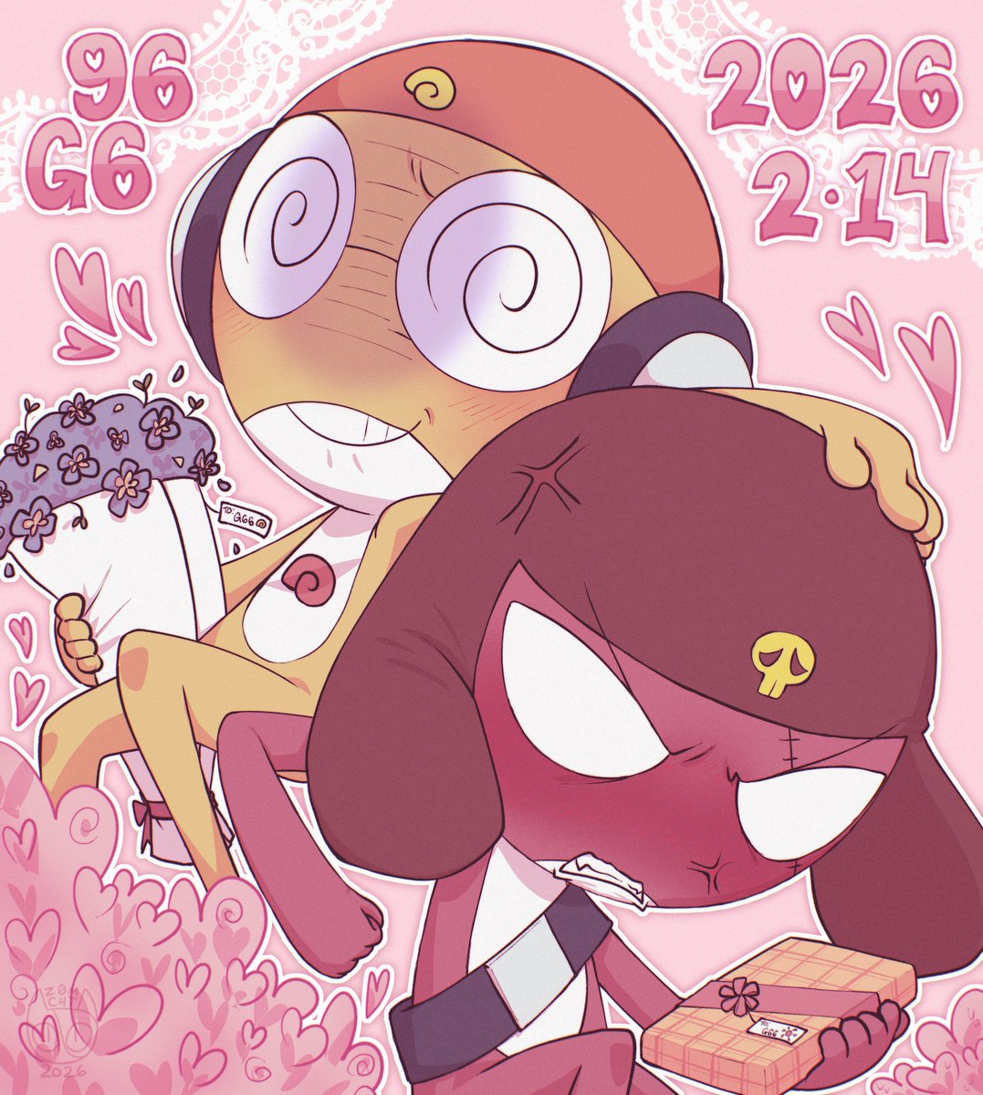 happy valentine's day!!!
#クルギロ #kurugiro #ケロロ軍曹 #sgtfrog #fanart