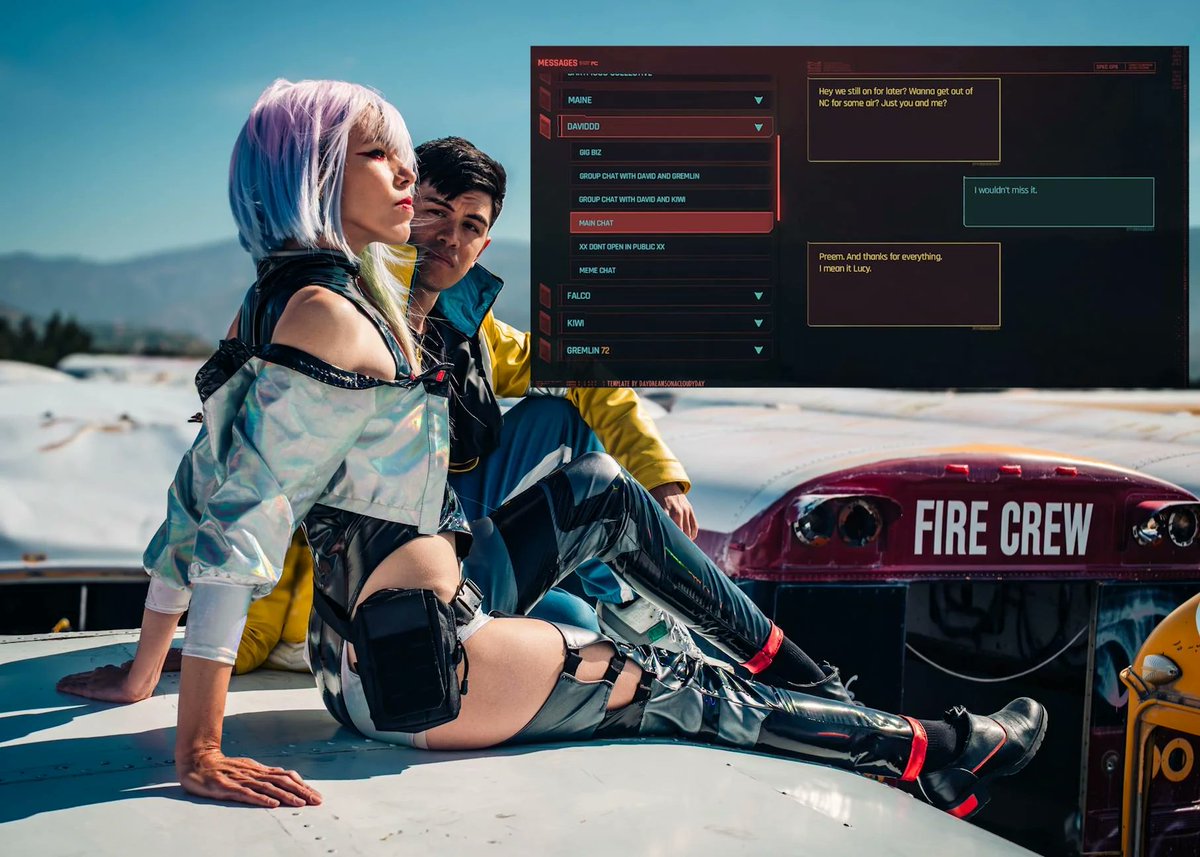 TheFriendForce's tweet photo. Happy #ValentinesDay chooms

Enjoy the pain from @CyberpunkGame @edgerunners 

#ValentinesDay2026 #Cyberpunk2077 https://t.co/dd9jERjgUY