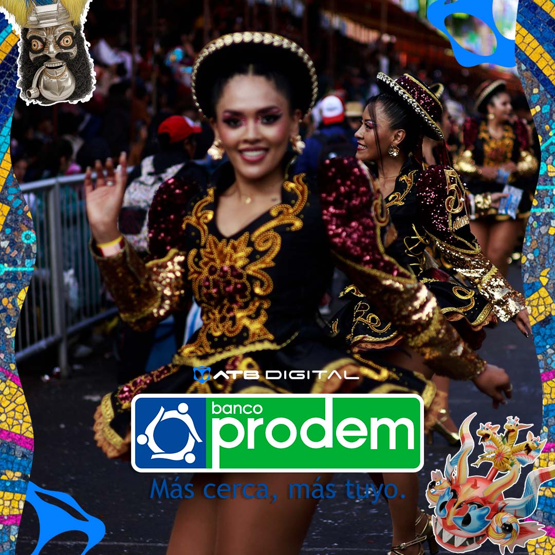 EnConexionbol's tweet photo. 📺 La cultura que nos une se vive en cada paso y cada traje. Sigue el Carnaval de Oruro en la transmisión especial de ATB.
Auspicia: Banco Prodem
#Carnaval #caporales #danza #población #fe #Bolivia https://t.co/kfLuSZkKgH