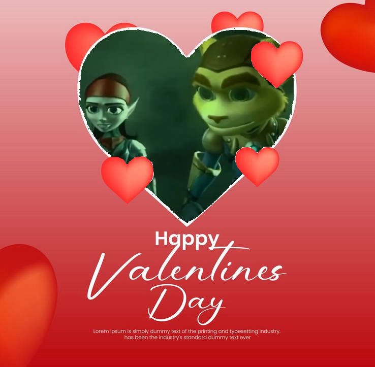 Ratchet x Talwyn Valentine’s Day #ratchetandclank #insomgamescommunity #insomgamesspotlight #insomniacgames #talwynapogee