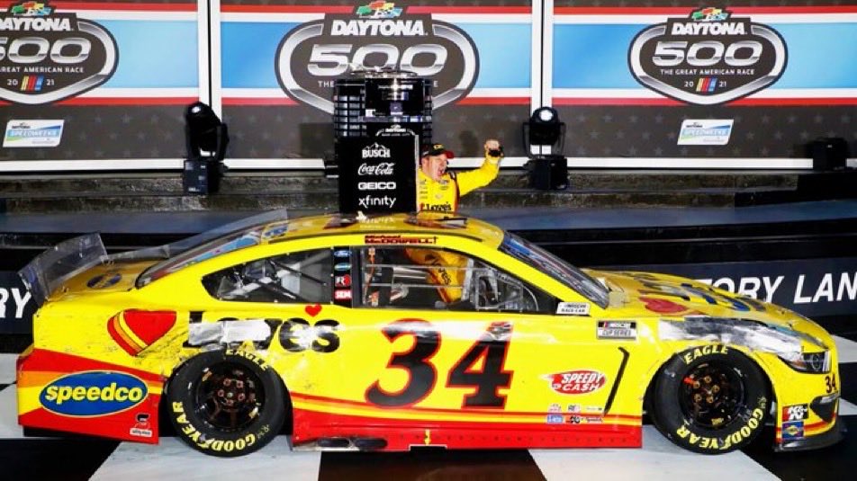 LegendsNascar's tweet photo. Michael McDowell won the 2021 Daytona 500 five years ago today. π
#McDriver π @DAYTONA https://t.co/deUhthSN8A