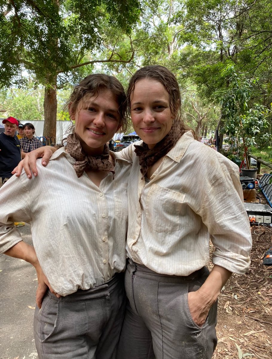 rachel mcadams behind the scenes as linda liddle in SEND HELP (2026) ahhhhhh