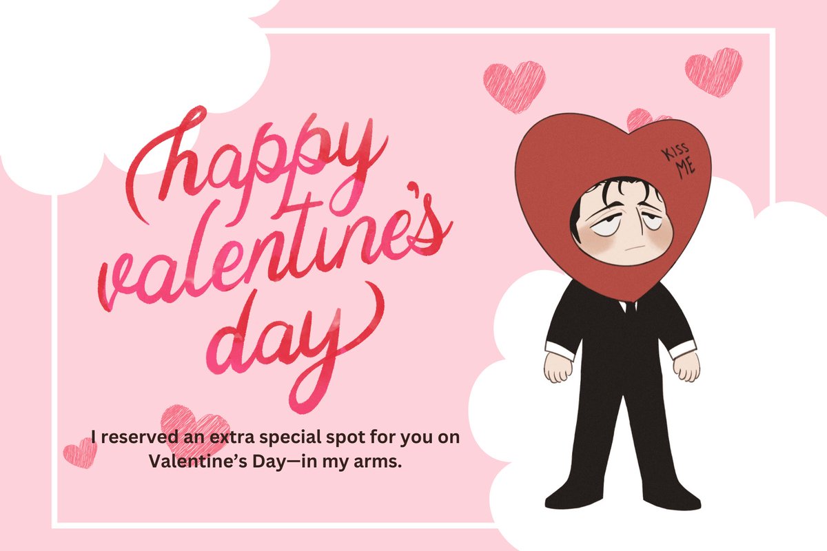 I made some silly Valentine’s day cards with my drawings since I probably won’t open up my iPad today (I haven’t been resting ah ha ha)
