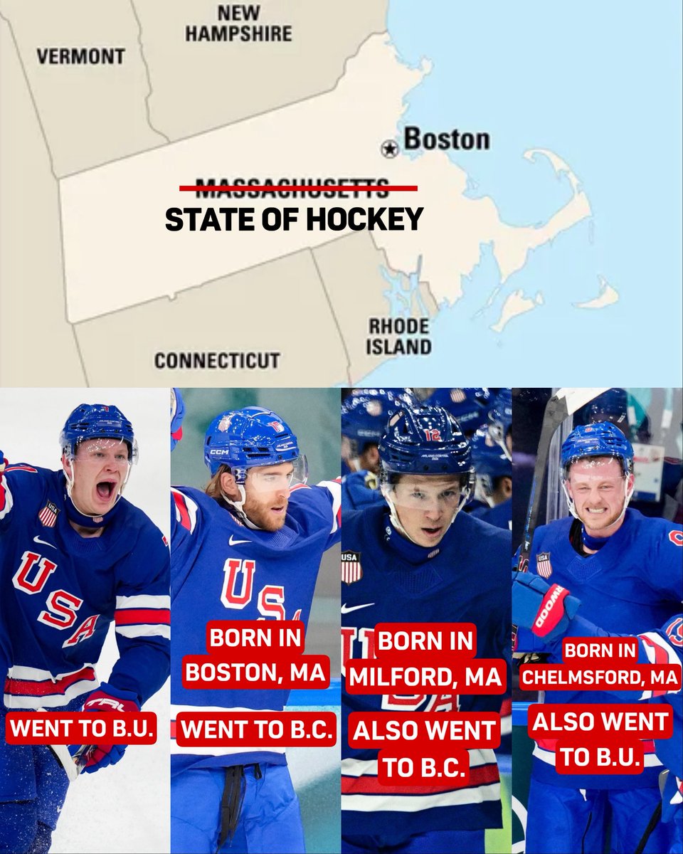 BR_OpenIce's tweet photo. 4 of Team USA’s 6 goal-scorers vs. Denmark have DEEP ties to the city of Boston and Massachusetts 👀🇺🇸 https://t.co/Z4pejIPL0M