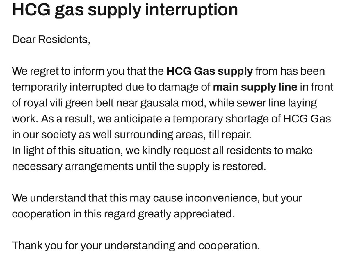 Ashutoshkk's tweet photo. @Dharm9971056932 @OfficialGMDA @cmohry @HsvpHaryana @DC_Gurugram @gurgaonpolice It is shameful to see that we are so developed as nation and still such approach is adopted for work.  No coordination between departments.
After electricity disruption now, they have disrupted Gas supply also. https://t.co/jL2CuhwjRU