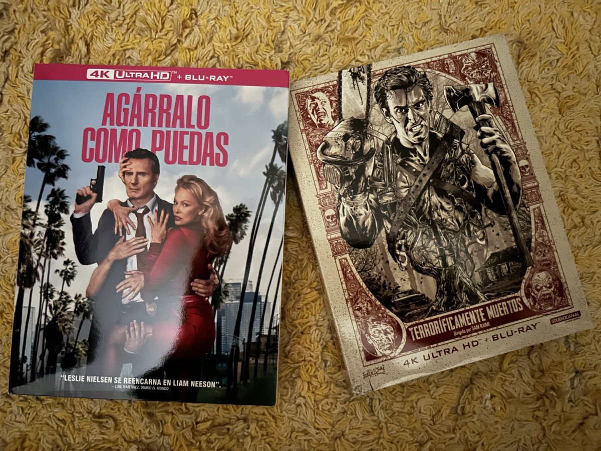 Y para rematar el día…regalitos de mis cuñados (como me conocen o más bien como les chiva mi lista de deseos cinéfilos la copropietaria del videoclub 😅😂)

Buenas noches!