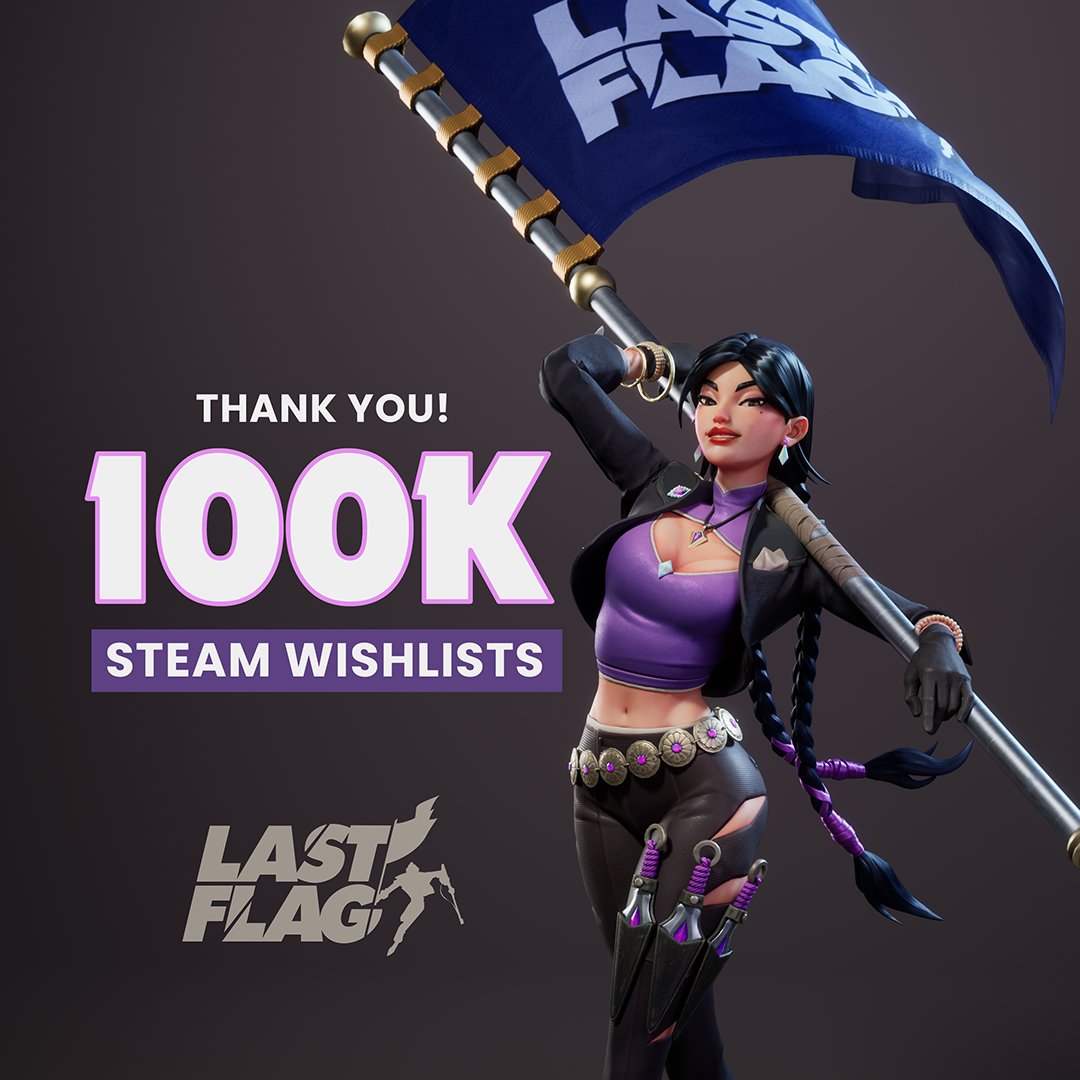 We just surpassed 100,000 wishlists on Steam! 🎉

Seeing this many people excited for our game honestly means a lot to us. Thank you. ❤️