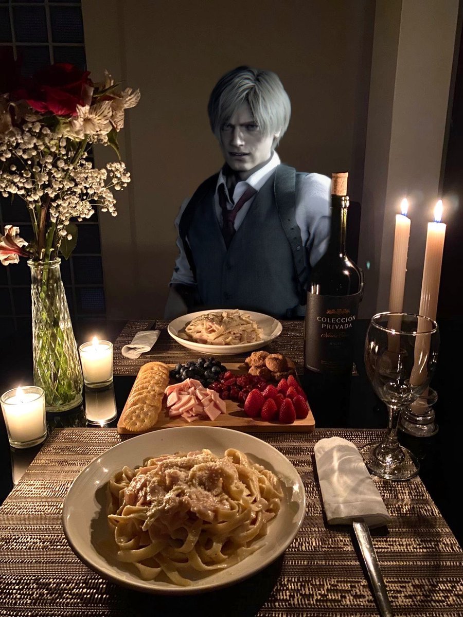 guys my valentines date is going so well ❤️