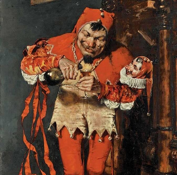 VladTheInflator's tweet photo. "In the 1500s, French jester Triboulet was sentenced to death for slapping King Francis I on the behind. When asked to apologize, he insulted the Queen, making his sentence final. Offered a choice of how to die, he replied, 'I choose to die of old age.' The King laughed and spared his life."