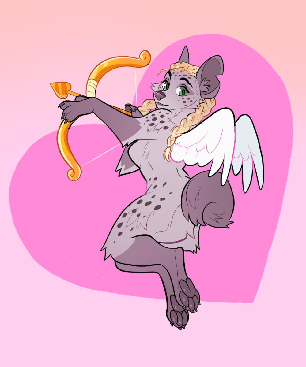 HydraFluff's tweet photo. Happy Valentine’s Day 💕art by @FurBakery https://t.co/BxKqsoHPcy
