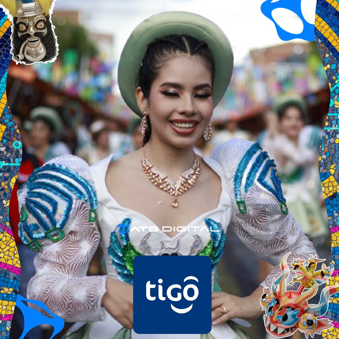 EnConexionbol's tweet photo. Alrededor de 52 grupos folclóricos lucen sus mejores trajes típicos para participar en el gran Carnaval de Oruro.
Auspicia: TIGO
#ATBDigital #Carnaval #Oruro #CarnavalDeOruro #Caporal https://t.co/BzqzF7sdMM