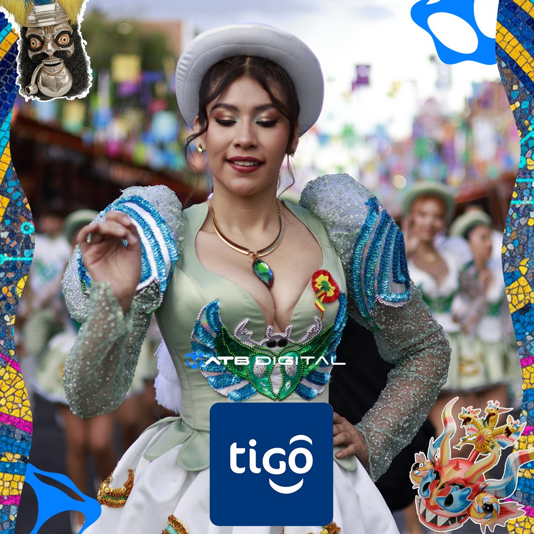 EnConexionbol's tweet photo. Alrededor de 52 grupos folclóricos lucen sus mejores trajes típicos para participar en el gran Carnaval de Oruro.
Auspicia: TIGO
#ATBDigital #Carnaval #Oruro #CarnavalDeOruro #Caporal https://t.co/BzqzF7sdMM