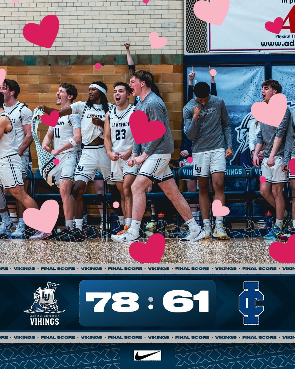 Lawrence Men’s Basketball tweet media