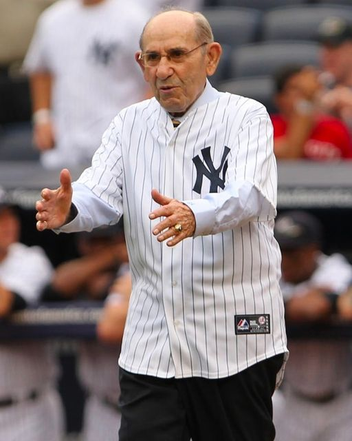 BBGreatMoments's tweet image. BEST YOGI BERRA QUOTES:

1. “It ain’t over till it’s over.”
2. “It’s deja vu all over again.”
3. “I usually take a two-hour nap from 1 to 4.”
4. “Never answer an anonymous letter.”
5. “We made too many wrong mistakes.”
6. “You can observe a lot by watching.”
7. “The future ain’t