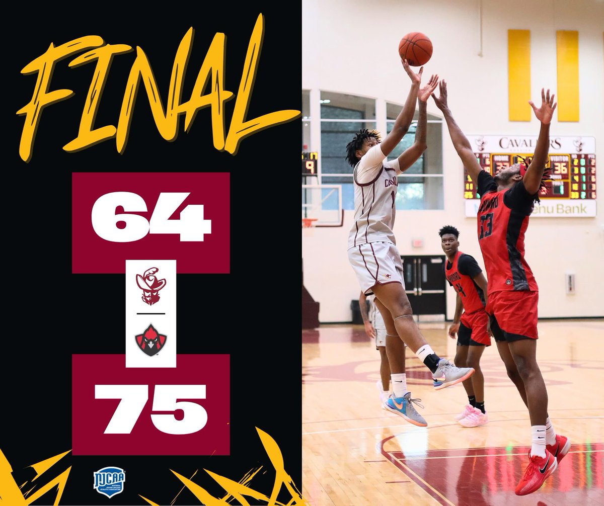 bpcc_basketball's tweet photo. Final from Texas. Cavs return home Wednesday night to host Paris Junior College. 🏀 ⚔️ #GoCavs #SwordsUp #BPCCproud #goLCTCS #NJCAA #NJCAABasketball #RegionXIV https://t.co/Tvu9RE6F0d