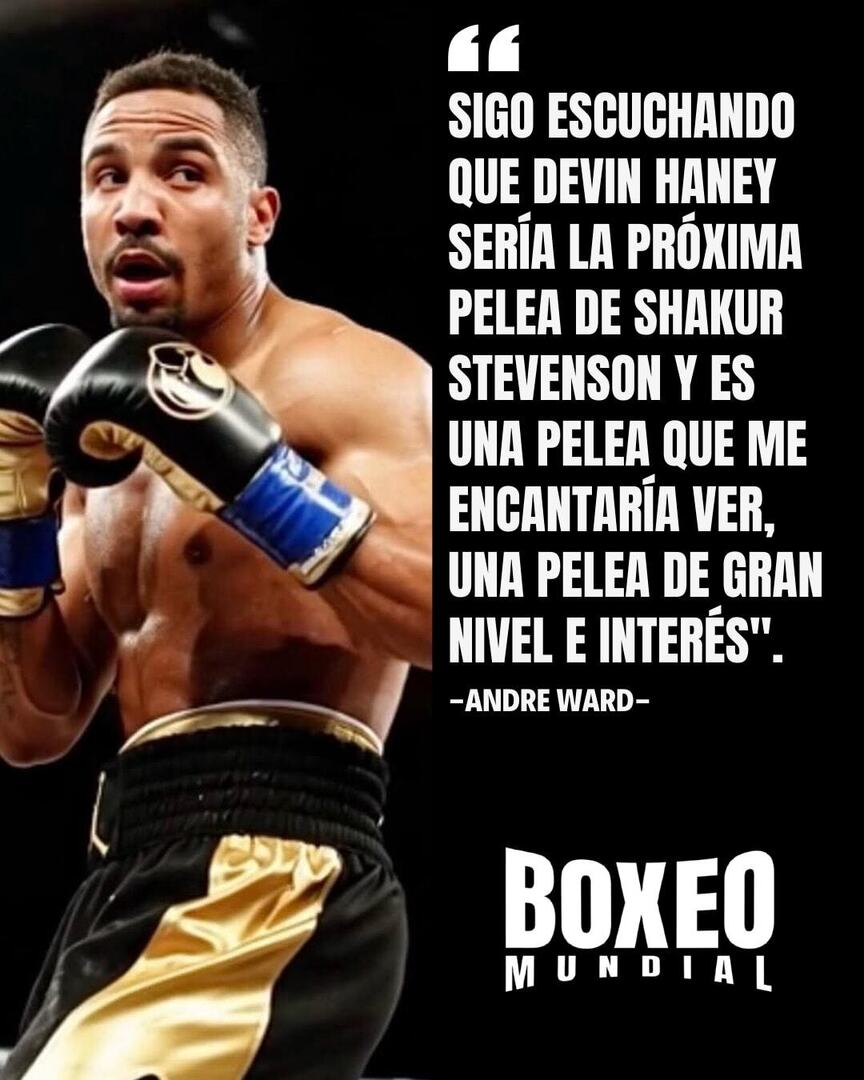 BoxeoMundial's tweet photo. Andre Ward ๐บ๐ธ aviva los rumores de una pelea entre Shakur Stevenson ๐บ๐ธ y Devin Haney ๐บ๐ธ
#Boxeo #Boxing #ShakurStevenson #DevinHaney #AndreWard https://t.co/viCHhNkxCV