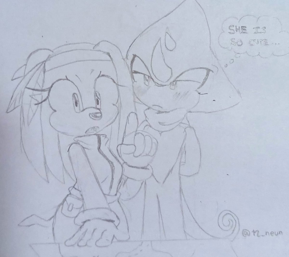 12_neun's tweet photo. @Ghost_0AT hace que este ship se vea tan lindo ❤ 💕Feliz San Valentín 💕 https://t.co/L2bdpcgcmi