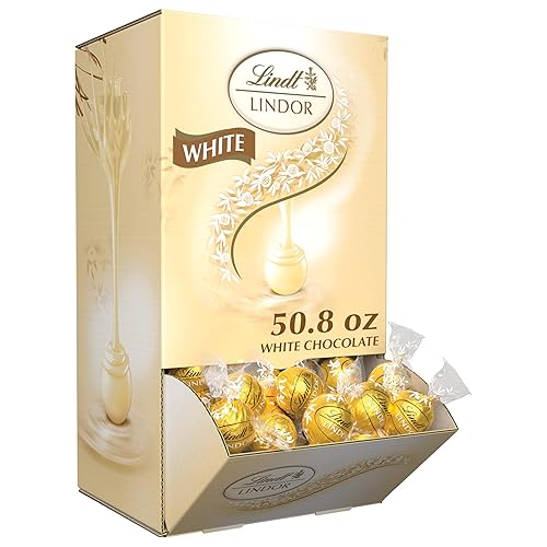 An item on my Throne wishlist just got fully funded: Lindt LINDOR White Chocolate Candy Truffles, White Chocolate Candy with Smooth, Melting Truffle Center, 50.8 oz., 120 Count - White Chocolate - 50.8 Ounce (Pack . Thank you! throne.com/blueplayzvt #Wishlist #Throne