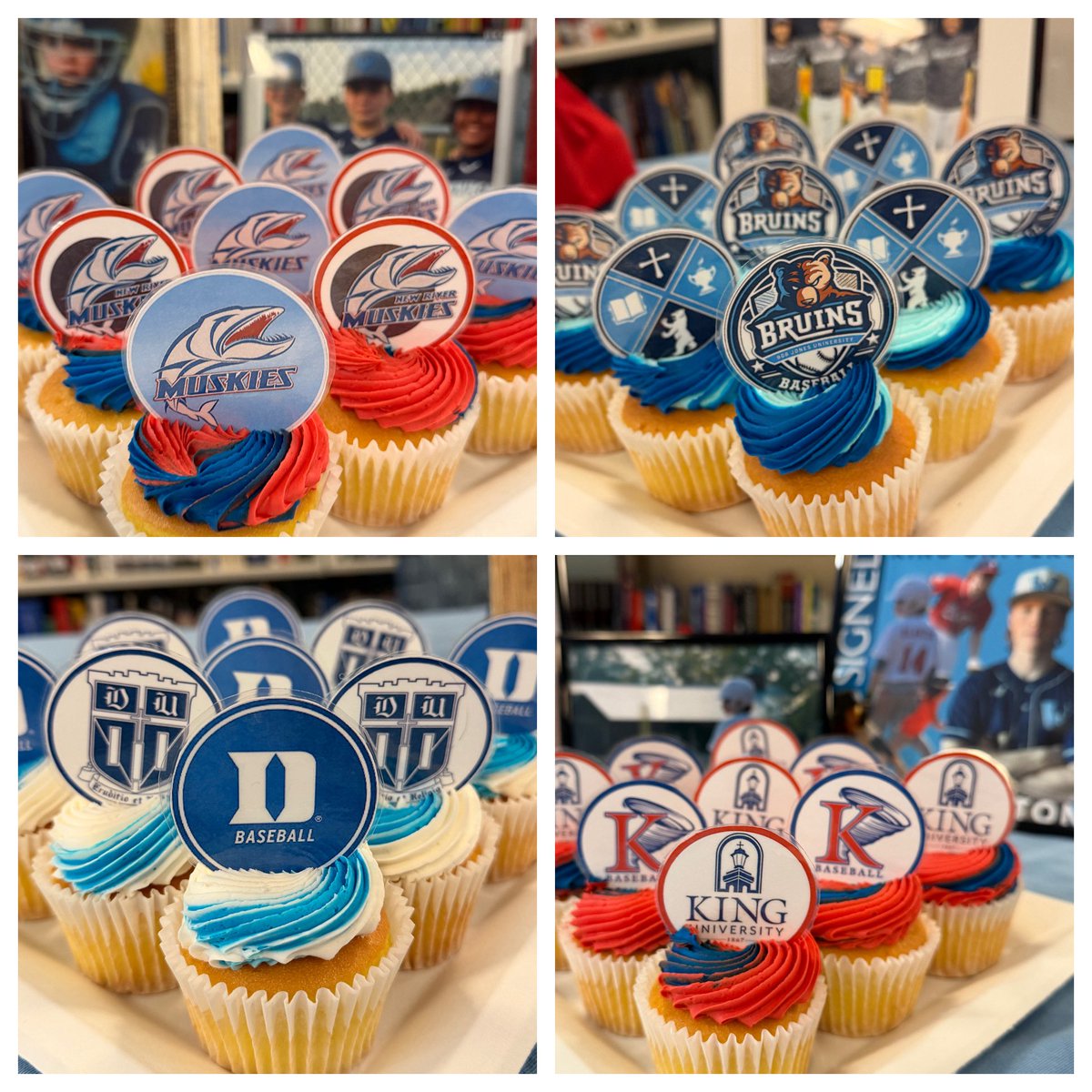 ⚾️ <a href="/KingU_Baseball/">King University Baseball</a> (<a href="/jakeblanton/">Jake Blanton</a>)
⚾️ <a href="/DukeBASE/">Duke Baseball</a> (<a href="/EvanBurroughs13/">Evan Burroughs</a>),
⚾️ <a href="/BJUBruins/">BJU Bruins</a> (<a href="/LukeRothrock/">Luke Rothrock</a>),
⚾️ &amp; <a href="/NRCCBaseball/">Muskies Baseball</a> (<a href="/BrettVannoy55/">Brett Vannoy</a>) 

just got better! Congrats to these Pioneers &amp; their families! Looking forward to watching them play in their senior season for <a href="/BaseballWatauga/">Watauga Baseball</a>!