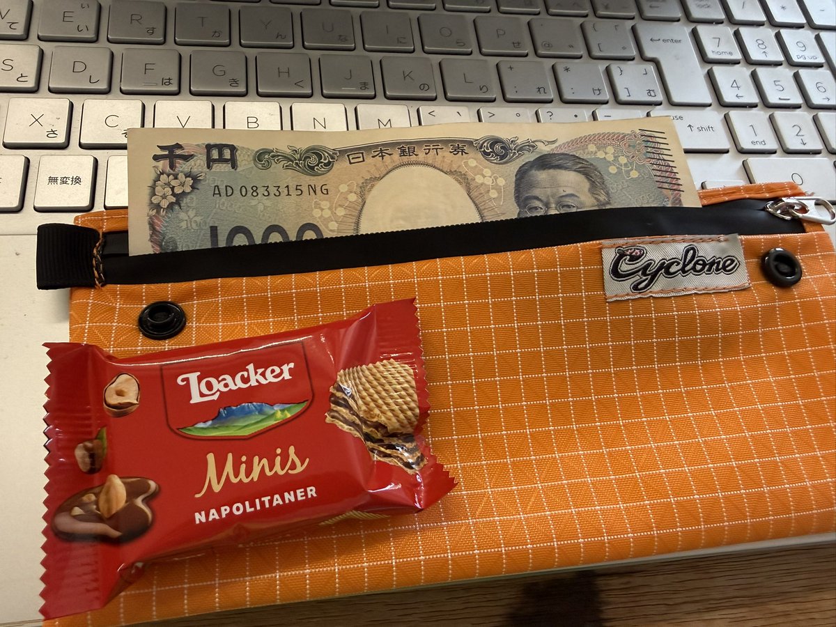 YamaneGRcycling's tweet image. お札を濡らさないやつ、買っちった。

#サイクロン
#cyclone