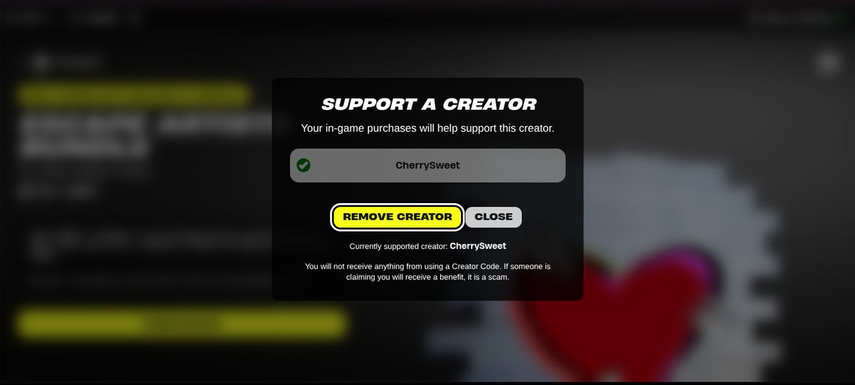 used <a href="/CherryyGarden/">cherry🌸</a> 's code (CherrySweet) to buy the rest of the caper and alias bundle (600), the lovely skin, plus her pickaxe !