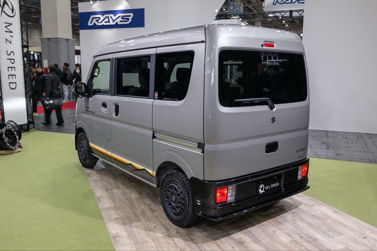 MzSPEED_ZEUS's tweet photo. ◇大阪オートメッセ2026 出展情報◇
最終日、スタートしました♪
展示車両はジムニーノマドとエブリイの最新作エアロデモカーとなります。
エムズスピードブースは6B号館
皆様のご来場、お待ちしております!
#大阪オートメッセ2026
#インテックス大阪
#エムズスピード
#mzspeed
#osakaautomesse https://t.co/qRt30pRbhz