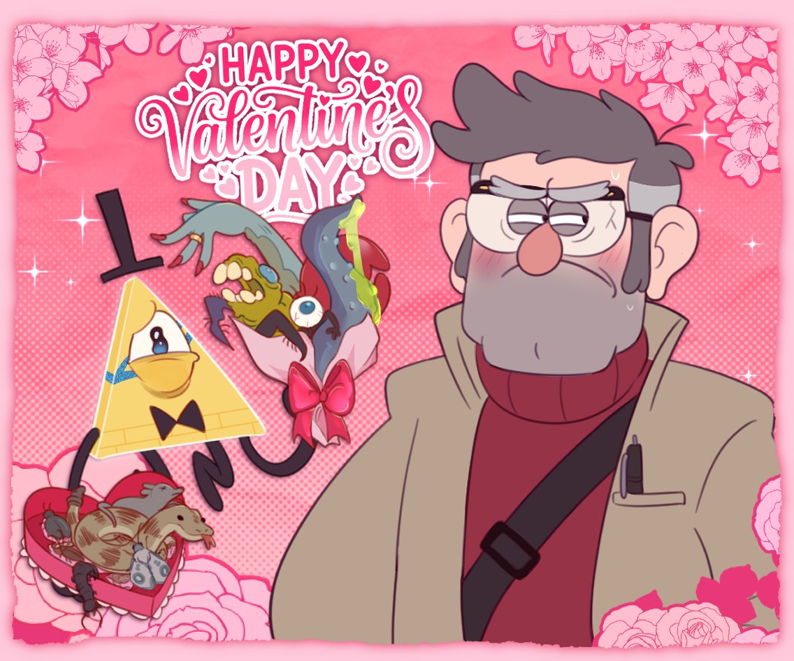 Happy Valentine's Day!!! 💖💕💖💕
#billford #GravityFalls #ValentinesDay