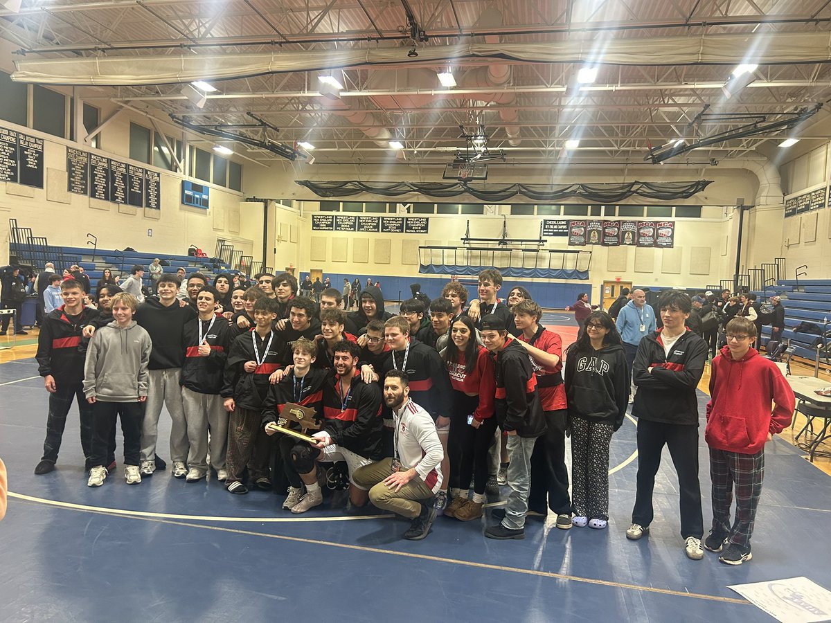 TyngWrestling's tweet photo. We are your Division 3 North Champions! @LowellSun @GlobeSchools @TheValley_Daily https://t.co/z04zlCeMsA
