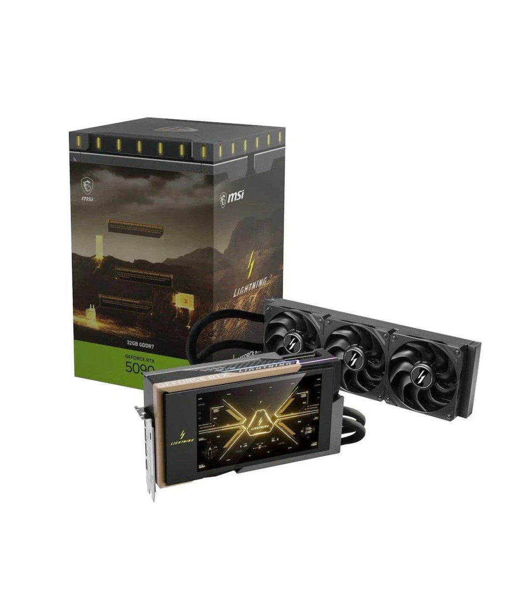 HOLYONEULTIMATE's tweet image. GeForce RTX 5090 32G LIGHTNING Z aka the "5090 ti" secured im and now a true diamond chain gamer
#msi #diamondchaingaming #pcmr