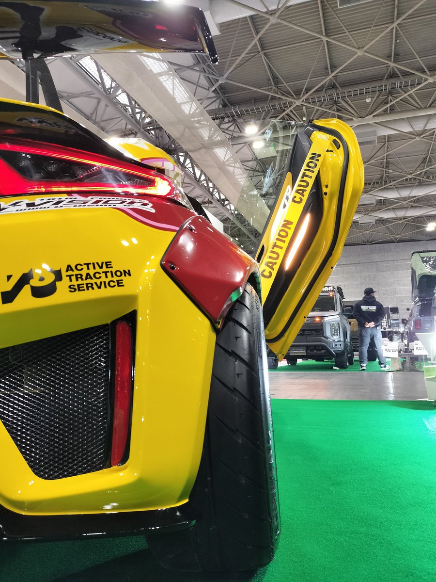 大阪オートメッセ2026最終日です！
最終日はライティングしております、よろしくお願い致します！