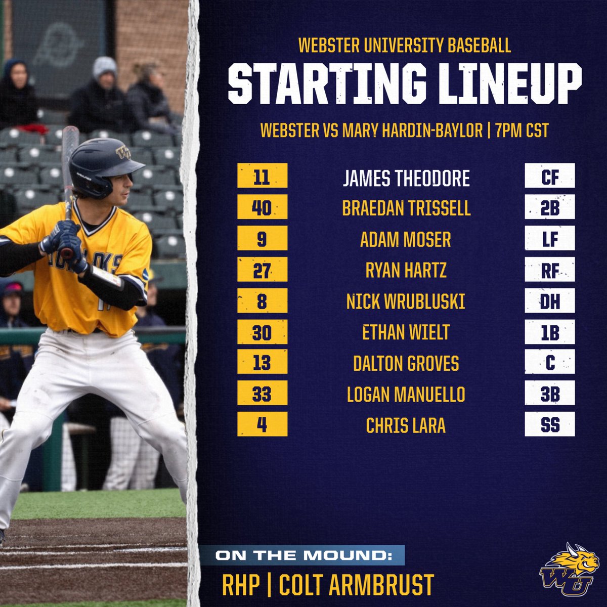 Webster Baseball tweet media