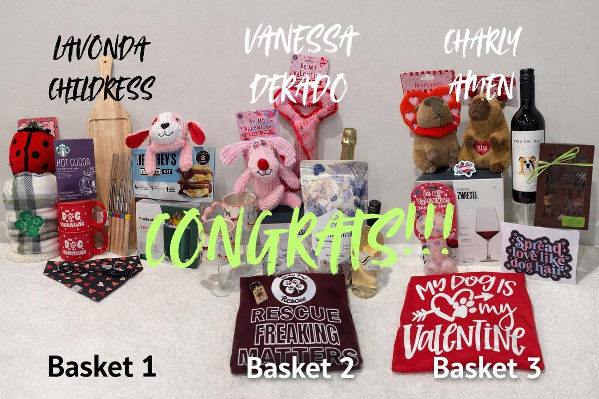 💕Happy Valentines Day!

We are BLOWN AWAY by the response for this raffle!
We Sold 400 tickets &amp; raised $2000!!!

THANK YOU ALL SO VERY MUCH!!!

Boy was this fun!

And now, our winners…