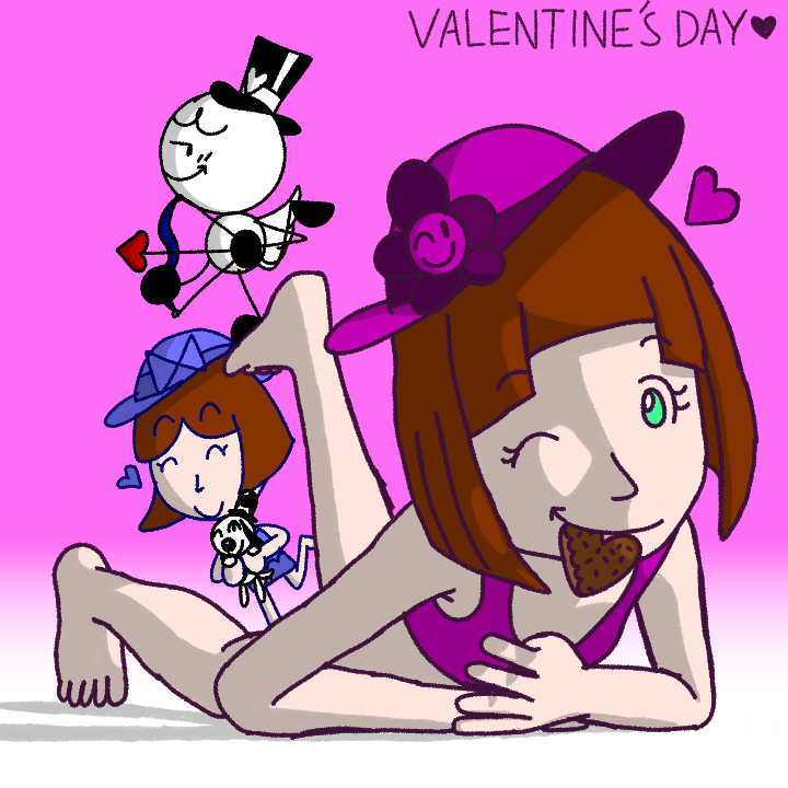 ARlovesblue's tweet photo. Valentine's day 💜
#ValentinesDay #ValentinesDay2026 #originalcharacter https://t.co/MUbNJTgJDL