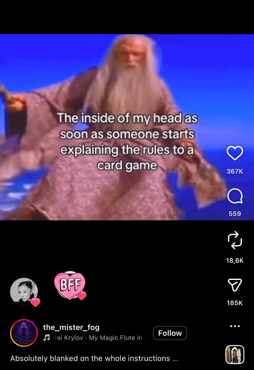 i love coming across reels she has liked :’)