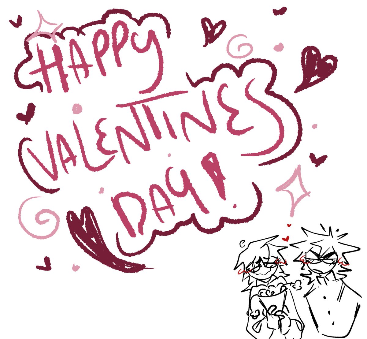 HAPPY VALENTINEA DAY !! 
. 
| #BNHAfanart #MHA #KirishimaEijirou #Bakugo #kiribaku #krbk |