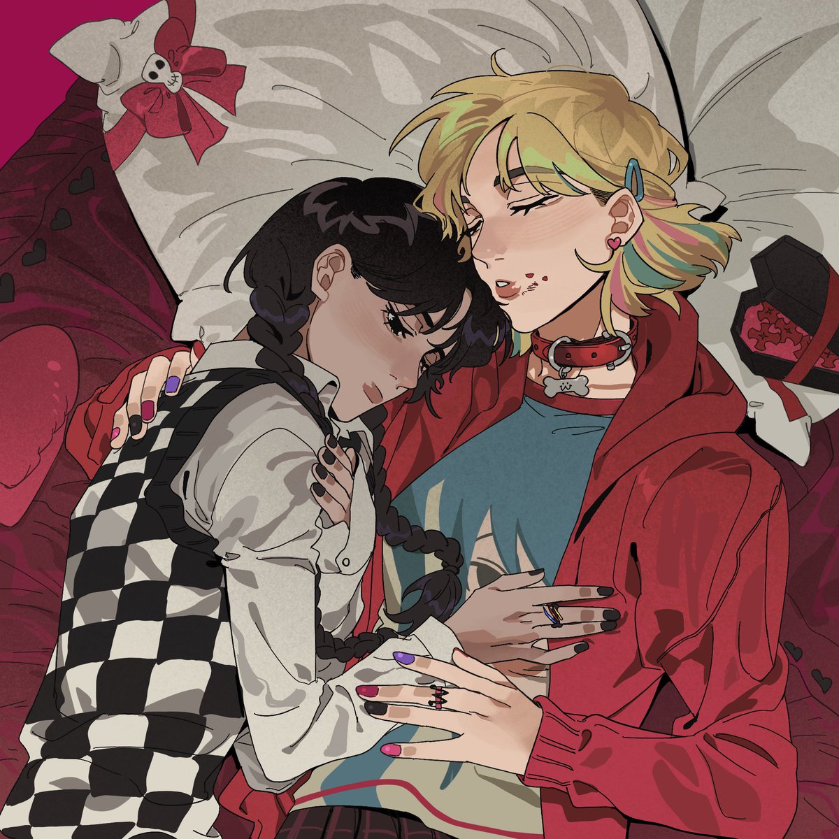 Happy Valentine's Day!

<a href="/bujiaopengyou/">灯塔</a> 

#wenclair #wenclairfanart