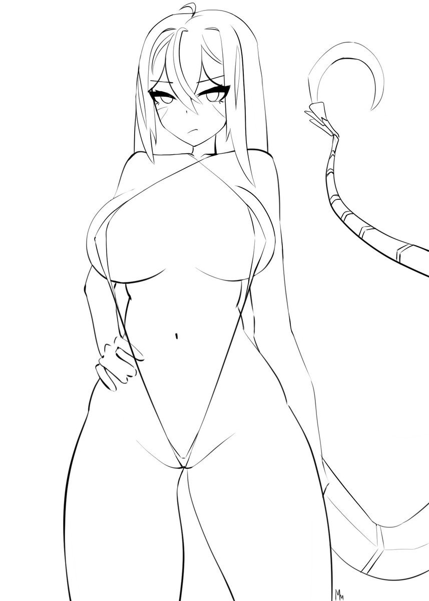 Digital_Magnus_'s tweet photo. Been kinda sick, also this looks bad might not finish..
#NIKKE https://t.co/rqX3DGc5U6