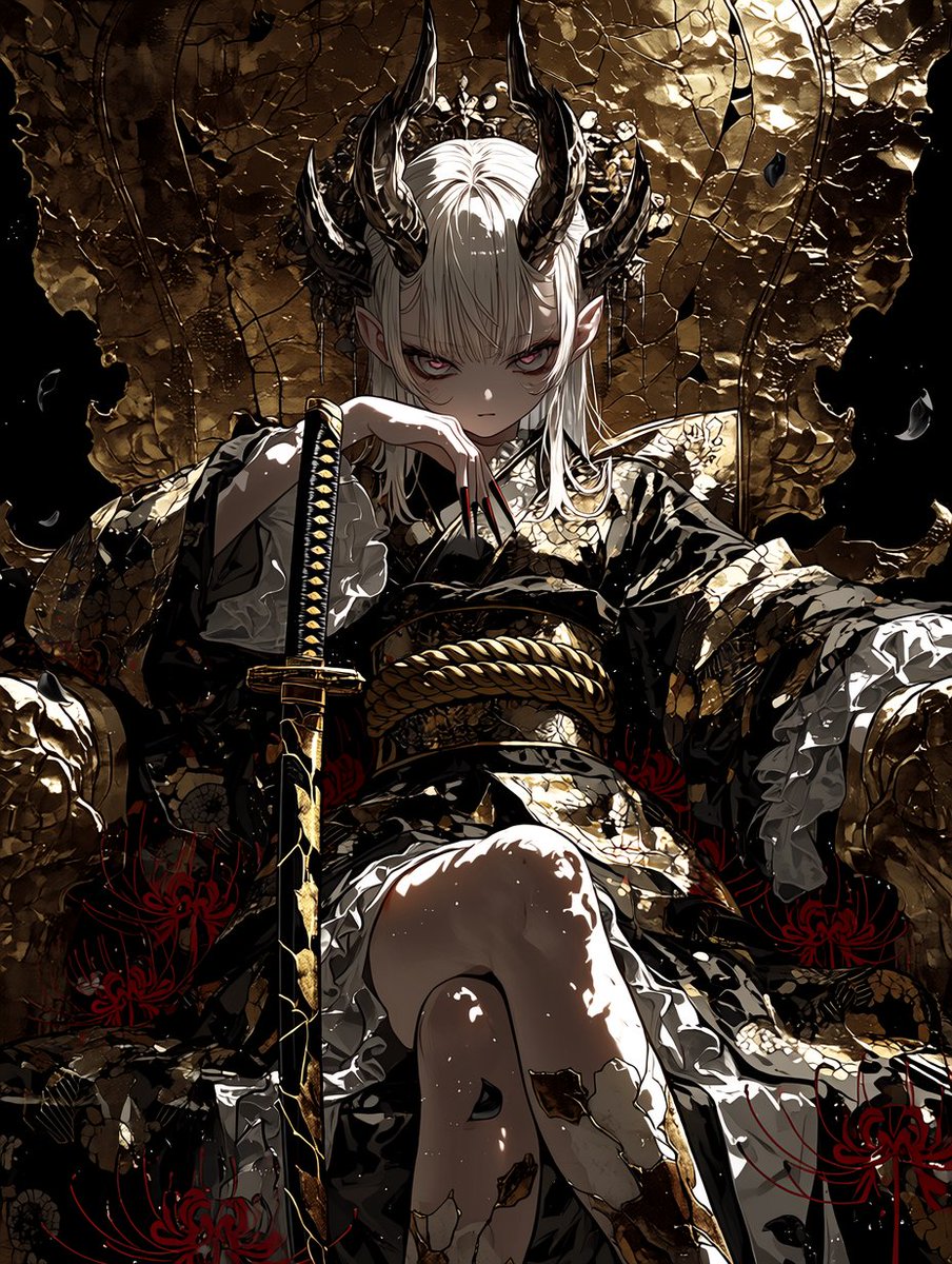 今日もお昼のチャレンジ鬼

japanese gothic oni girl challenge