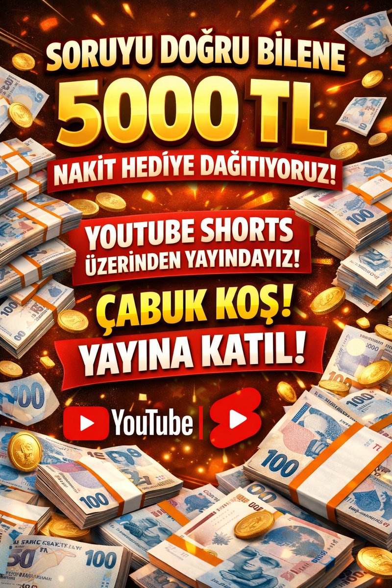 berringrlk8's tweet photo. 💥 YouTube üzerinde soruları doğru cevaplayanlara 5000 TL nakit hediye ediyoruz. 
🎁 Tıkla yayına katıl : https://t.co/HADB4J7fyd

Son dakika gündem fenerbahçe trabzonspor kante hakan balta ernest muçi kerem aktürkoğlu başakşehir onuachu #inanFenerbahçe #TSvFB https://t.co/fMWN8BjRrQ