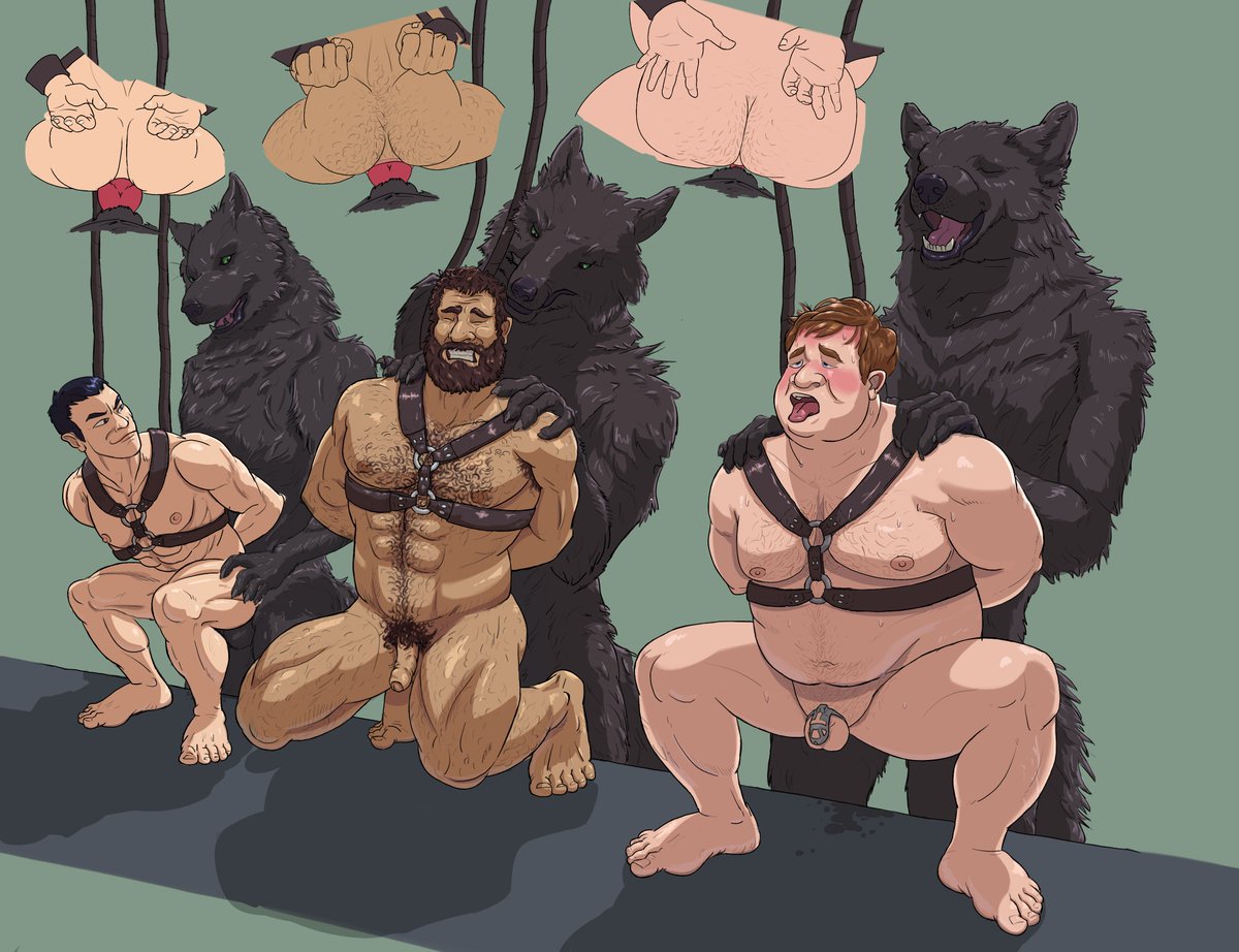 divdurvart's tweet photo. Wolf and Men part 2: knotting
#muscle #bara #furry https://t.co/xWnwJsY4iX