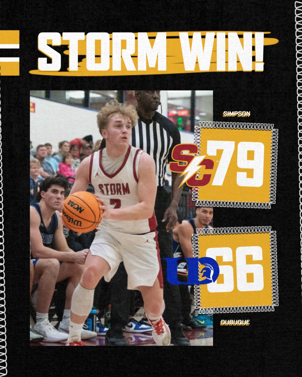 Simpson Men's Basketball tweet media