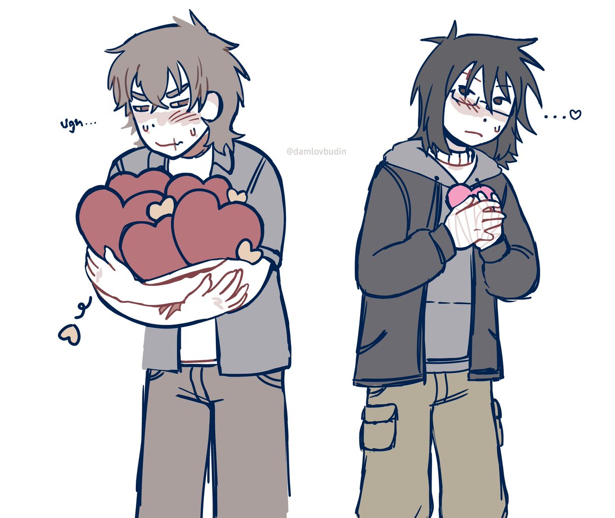 damlovbudin's tweet photo. Happy Valentine's Day:33
I completely forgot it was today.. sorry!

#sfacomic #StarvingforAttention #fanart #ValentinesDay https://t.co/sYdBlT4qqV