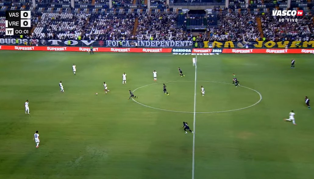 VascoFRA's tweet photo. 1' | Coup d'envoi à São Januário ! 💢
Vasco 0⃣ - 0⃣ Volta Redonda
#Vasco | #VASxVOL https://t.co/cb9tUEnAIO