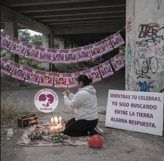 😥😥😥 #NoMásZapatosVacíos 🙏🙏🙏
Hoy, mientras se celebras el amor,
una madre está buscando entre la tierra a su hijo.
No hay flores.
Hay fosas.
No hay abrazos.
Hay ausencia.
No hay nada que celebrar…
cuando te falta todo.
Publicación de: Madres Buscadoras de Jalisco.