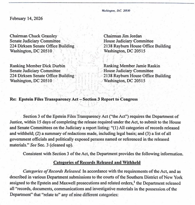 🚨BREAKING: The Trump Admin. and AG Pam Bondi just announced ALL Epstein files have been RELEASED.

President Trump is the man who took down and exposed Epstein.

Trump has arrested more child traffickers than any other President.

God bless Trump!

Follow: <a href="/BoLoudon/">Bo Loudon</a>