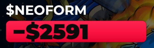 The guy who not only costed me $20, but a whoping $2.6k loss all within 24h

<a href="/cyrusclarke/">Cyrus</a> also blocked me

I was so bullish on $neoform

I still am even tho I sold at a loss

neoFORM can still be something, but it does need a leader who wont run after claiming over $40k in fees